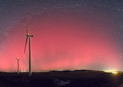 aurora boreal en burgos - fjarribas
