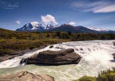 cascada rio paine - fjarribas