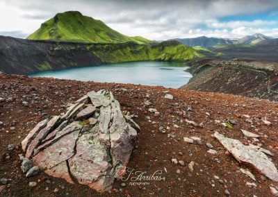 blahylur crater lake - fjarribas