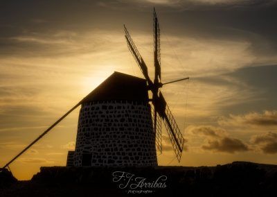 molino tradicional canario - canarian traditional windmill - fjarribas