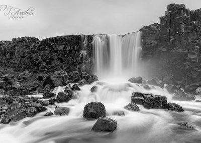 oxararfoss - fjarribas